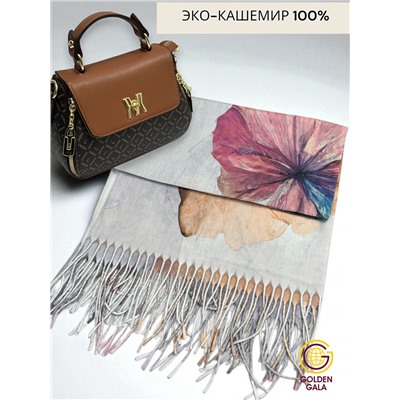 Платок теплый кашемировый с 3D принтом Арт 2591П/05