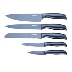 195-010 Набор ножей 5пр. на подставке в под.уп.(х6)