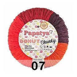 Пряжа Kamgarn DONUT CHUNKY PAPATYA