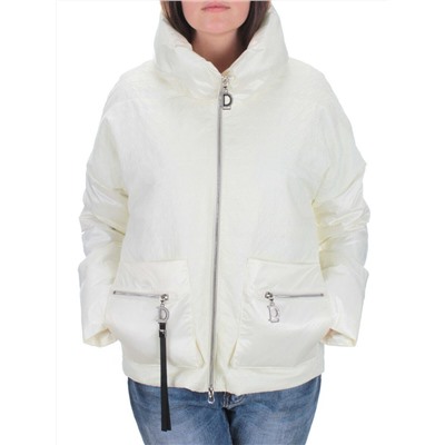 EAC931 WHITE Куртка демисезонная женская (100 гр. синтепон)
