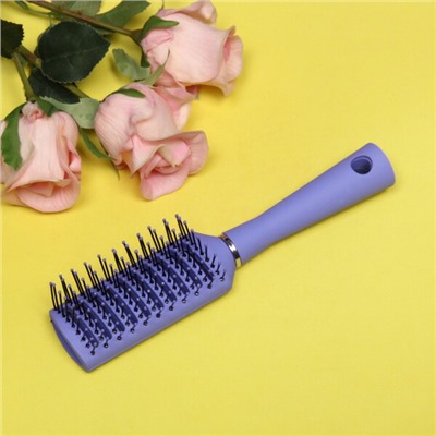 Расческа массажная "Beauty Room", вентиляционная, цвет королевский синий, 22*4,5см