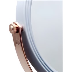 Rama Rose Зеркало косметическое двустороннее настольное K475, овальное, 16,5 x 19,7 см