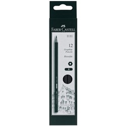 Карандаш ч/г Faber-Castell "1111" B, заточен.