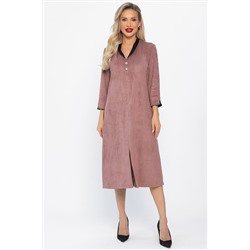 Платье замшевое Дарьяна НЬЮ (пыльная роза) П14651-18М