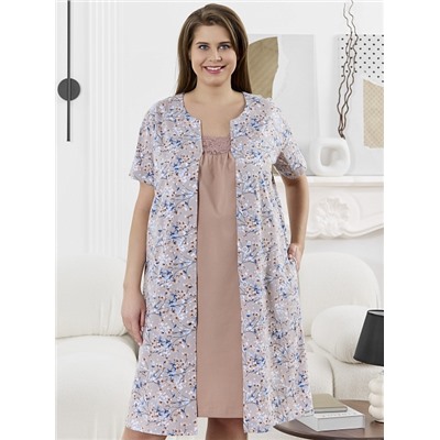 Женская сорочка Забвение-1 НС-641 / бежевый