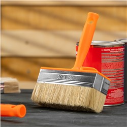 Кисть-ракля, 50х150 мм, натуральная щетина, пластмассовый корпус, пластмассовая ручка Sparta