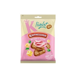 «Кириешки Light», сухарики со вкусом ветчины с сыром, 80 г