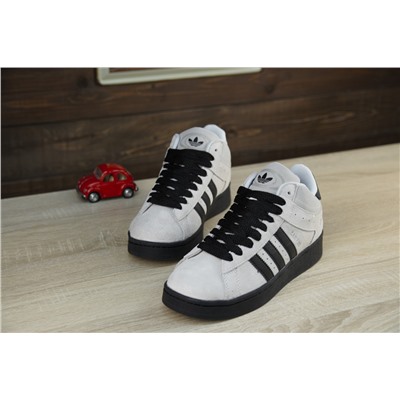 Зимние Adidas Campus из натуральной замши