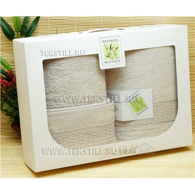 Набор Бамбуковых Полотенец 70x140 + 50x90 + 30x50 см. 3 шт/уп. BOUTIQUE - Belinda