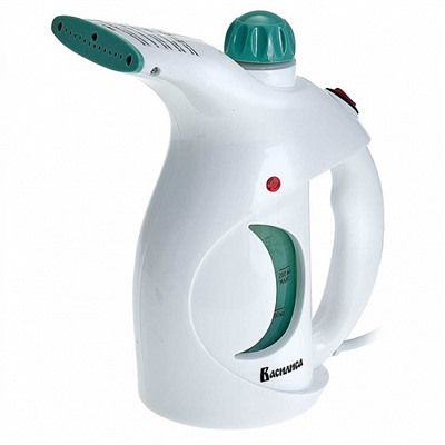 Отпариватель ВАСИЛИСА ВА-2809 белый с зеленым: 750 Вт,объем резервуара -200 мл.(10 оптом
