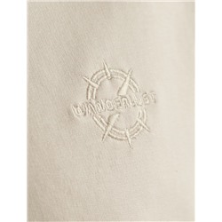 Свитшот с воротом стойкой на молнии из эластичного футера двухнитки