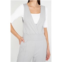 Комбинезон женский 22-363L3-WB жемчужно-серый