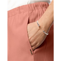 Свободные брюки из плотного лиоцелла на резинке