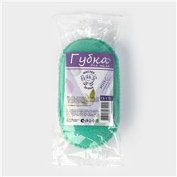 Губка для тела с массажным слоем, МИКС