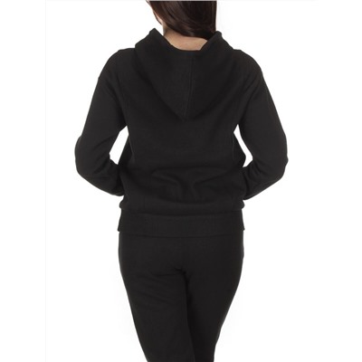 NOH109 BLACK Костюм спортивный женский (хлопок 90%, полиэстер 10%)
