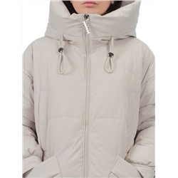 8819 BEIGE Пальто зимнее женское (холлофайбер 200 гр.)