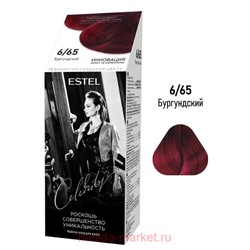 ESTEL Celebrity Краска-уход для волос тон 6/65 Бургундский