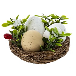 Изделие декоративное "Гнездо пасхальное", L8 W8 H5 см