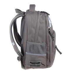 Рюкзак школьный Bruno Visconti, 40 х 30 х 16 см, эргономичная спинка, «Хип-Хоп», тёмно-серый