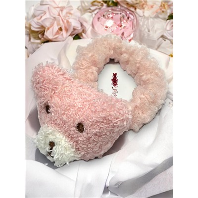 Резинка для волос меховая "Медвежонок" РД7 5 шт