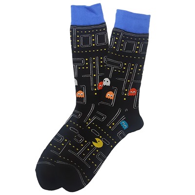 15241 Pac-Man (Пакман) | Носки "Игра продолжается" р-р 42-46 (черный)