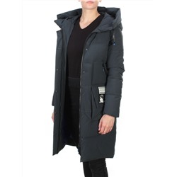 20-901 AQUAMARINE Пальто зимнее женское HAPPYSNOW (150 гр. холлофайбера)