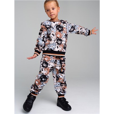 Комплект для девочки: свитшот, брюки