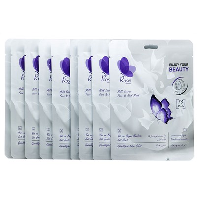 Маска + крем для лица Rosel Cosmetics Face Mask Milk 36 + 6 g