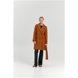 Пальто женское демисезонное 26897 (карамель)