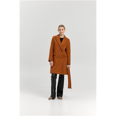 Пальто женское демисезонное 26897 (карамель)