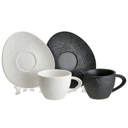 Чайный набор 4 предмета 200 мл AK4-0002 "FLAT WHITE collection" в подарочной коробке