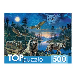 Пазлы 500 "Ночные совы и волки"