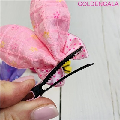 Зажим для волос детский "Уточка с ушками" 5 см УТ4 тип 1