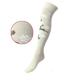 Гольфы женские КЛЖ-5 махров ''Олень'' бежевый