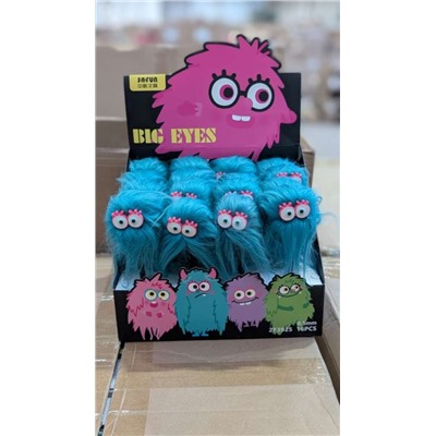 Ручка с помпоном "Jellyfish", mix, шоу-бокс 16 шт.