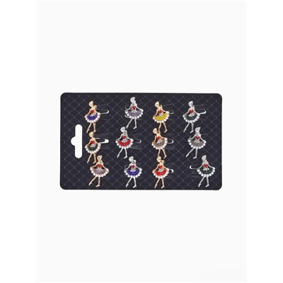 Брошь «Балеринка» мини, МИКС