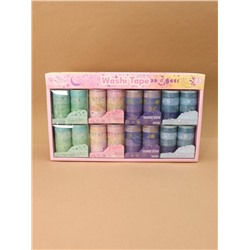 Набор декоративного скотча 10 шт. "Night magic", mix, шоу-бокс 8 шт.