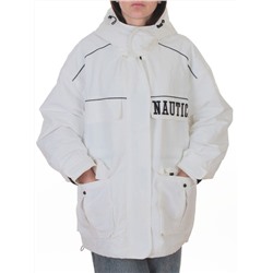 3101 WHITE Куртка демисезонная женская (100 гр. холлофайбер)