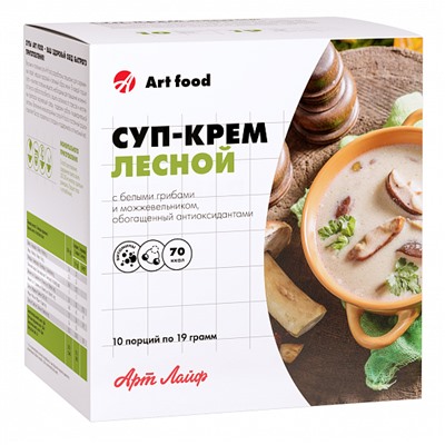 Суп-крем "Лесной", 10 порций по 19 г