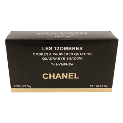 Тени для век C Les 12 Ombres Ombres A Paupies Quatuor Qadra Eye Shadow 74 Nymphea № 5 30 g