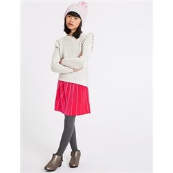 3pk of Cable Knit Tights