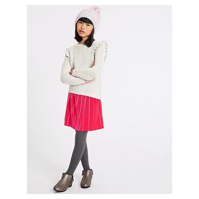 3pk of Cable Knit Tights