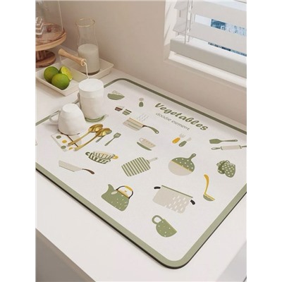 Нано коврик для сушки посуды 40*30 Vegetalles (3241)