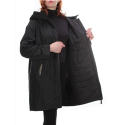 2122 BLACK Куртка демисезонная женская Parten (50 гр. синтепон)