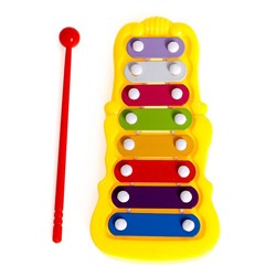 Игрушка музыкальная-металлофон «Звонкий», цвета МИКС