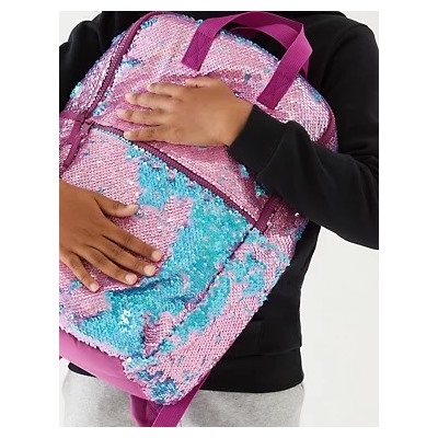 Kids' Reversible Sequin School Backpack