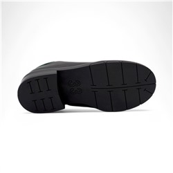 Туфли Q181-34 черно зеленые