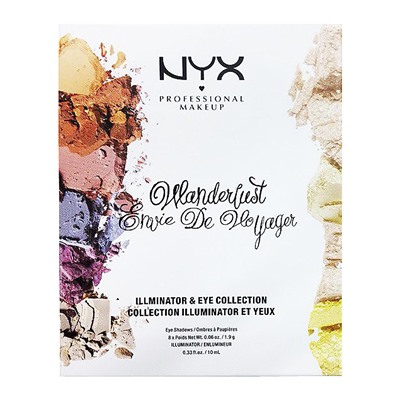 Тени + Хайлайтер NYX Wanderlust Envie De Voyager № B