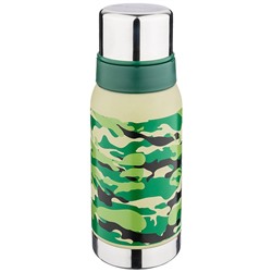 ТЕРМОС AGNESS С УЗКИМ ГОРЛОМ И 2-МЯ КРЫШКАМИ-ЧАШКАМИ, 600МЛ, КОЛБА НЖС (КОР=12ШТ.)