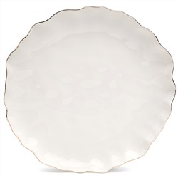 НАБОР ТАРЕЛОК ЗАКУСОЧНЫХ LEFARD "CHARM" 2 ШТ. 20*3 СМ (С ЗОЛОТОЙ ЛИНИЕЙ)